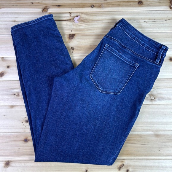 Athleta Jeans Womens 6 Sculpted Mid Rise Skinny Denim Blue Jeans - Picture 9 of 9